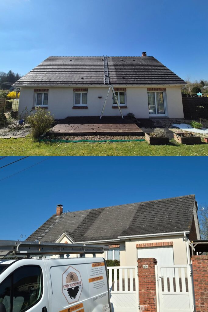 Rénovation de toiture et charpente à Doudeville